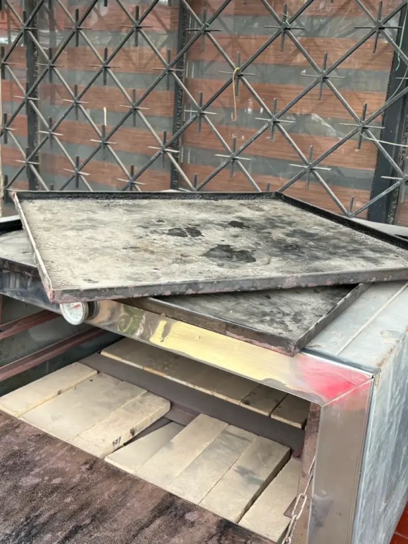Horno de acero inoxidable con termómetro - 5