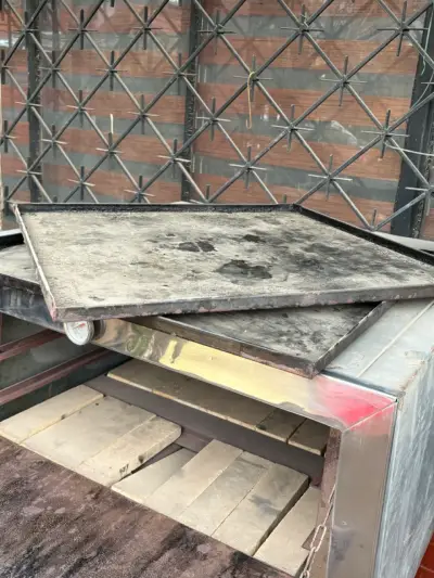 Horno de acero inoxidable con termómetro - miniatura 5