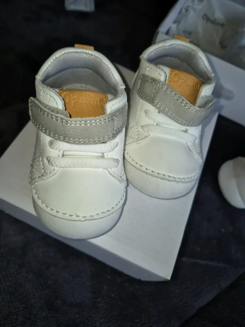 Zapatos de bebé Opaline blancos - 1