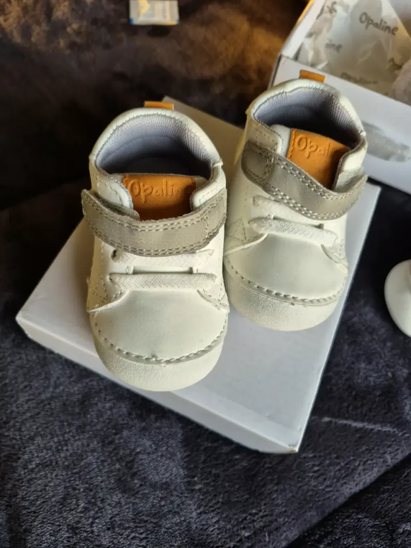 Zapatos de bebé Opaline blancos - 2