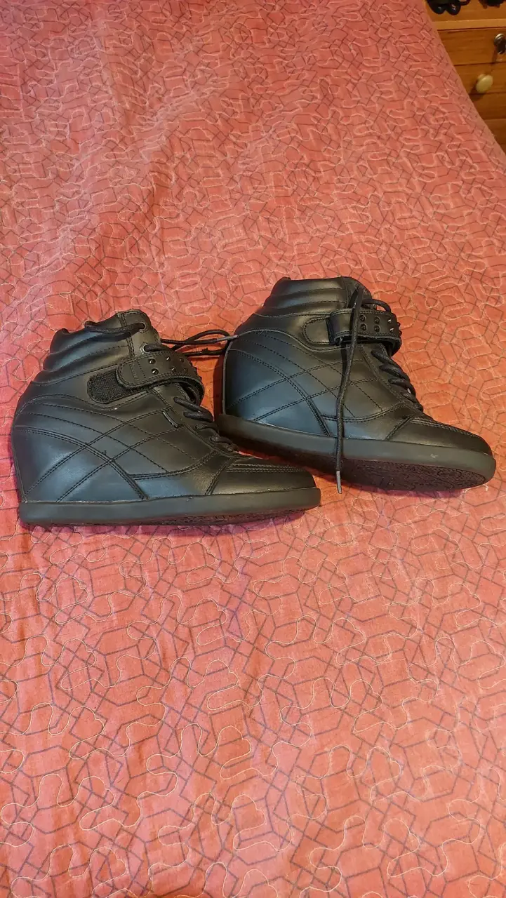 Zapatos negros de cuero escolares - 1