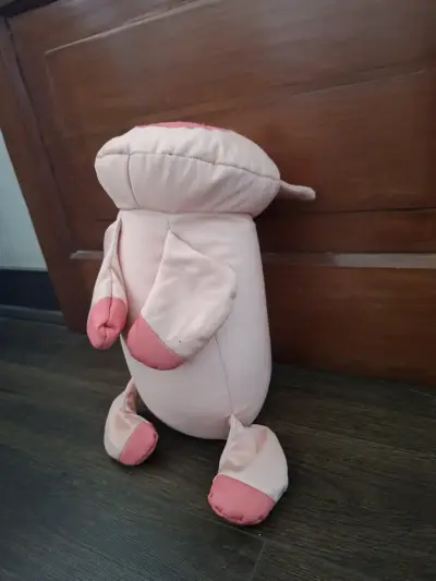 Cojín decorativo de cerdito rosado 30×15×15 - miniatura 2