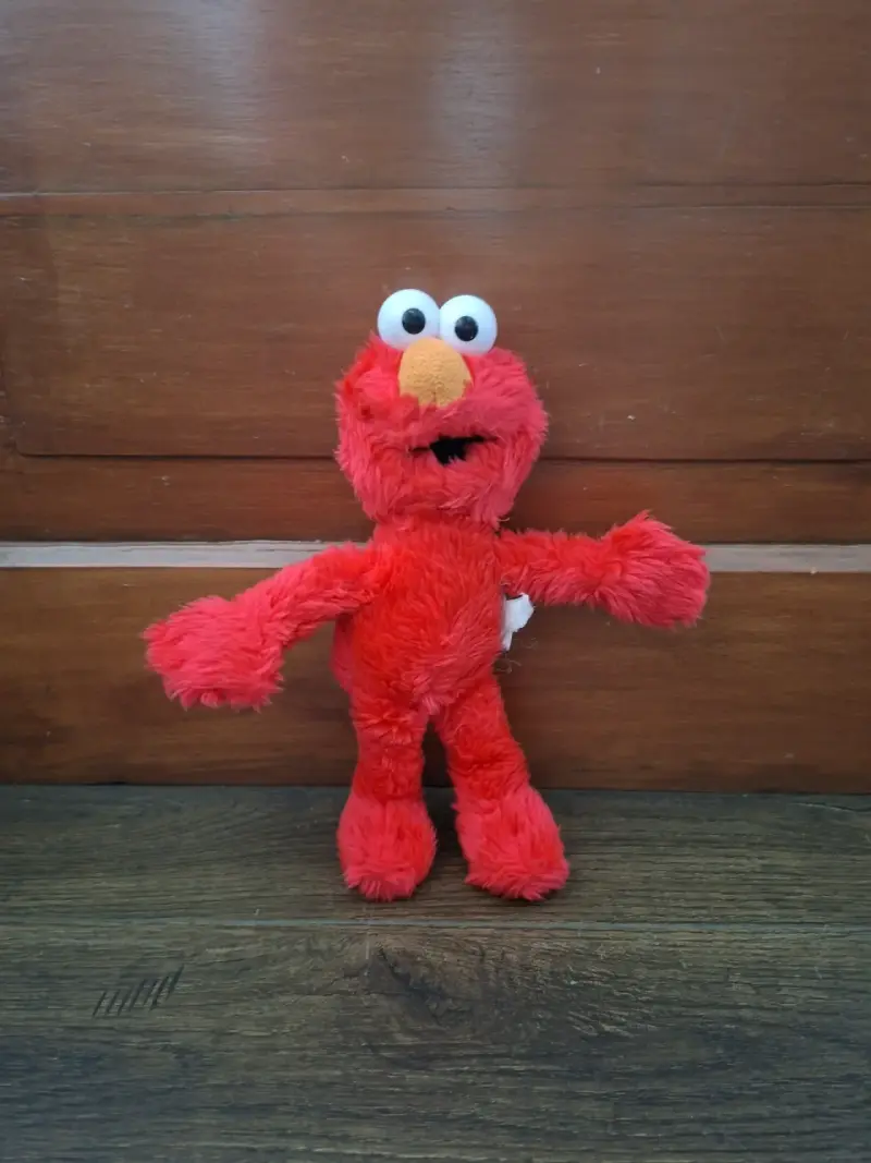 Peluche Elmo de felpa roja - 3
