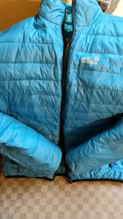 Chaqueta Jack Wolfskin azul acolchada - miniatura 1