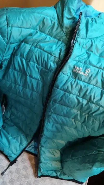Chaqueta Jack Wolfskin azul acolchada - miniatura 2