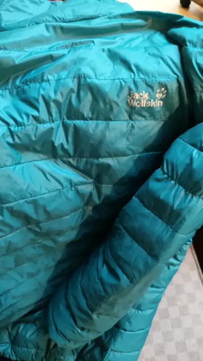 Chaqueta Jack Wolfskin azul acolchada - miniatura 3