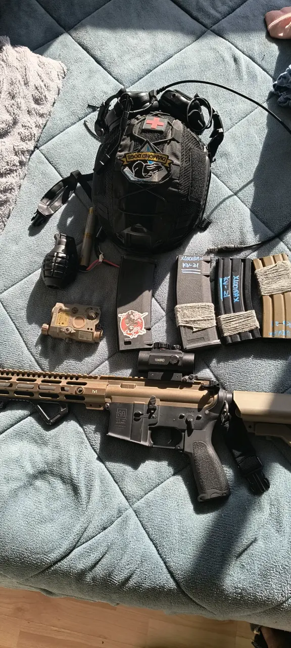 Equipo de airsoft