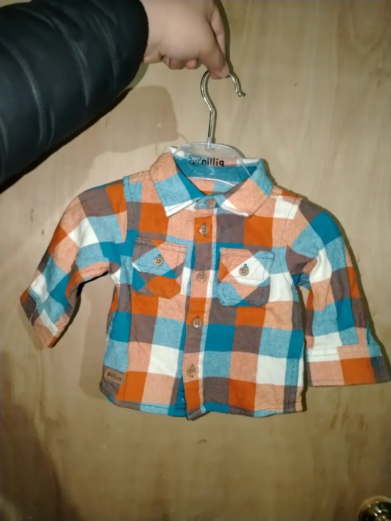 Camisa a cuadros para niño Pillin - 1