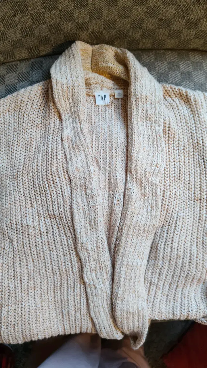 Suéter GAP beige tejido talla XL - 3