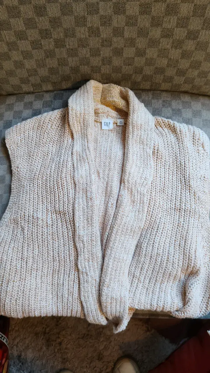 Suéter GAP beige tejido talla XL - 4