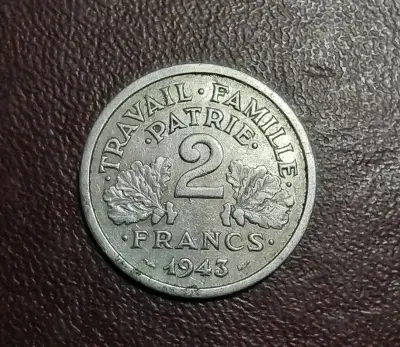 Moneda antigua Francia 2 Francos 1943 - miniatura 1