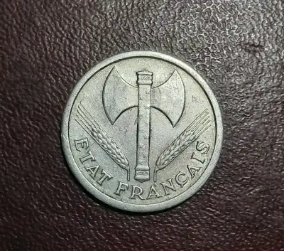 Moneda antigua Francia 2 Francos 1943 - miniatura 2