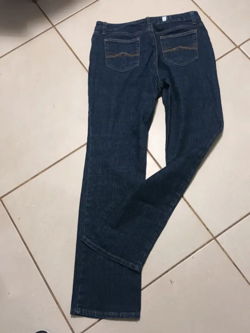 Jeans azul claro para mujer talla mediana - 5