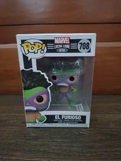 Funko Pop Marvel Lucha Libre El Furioso - miniatura 1