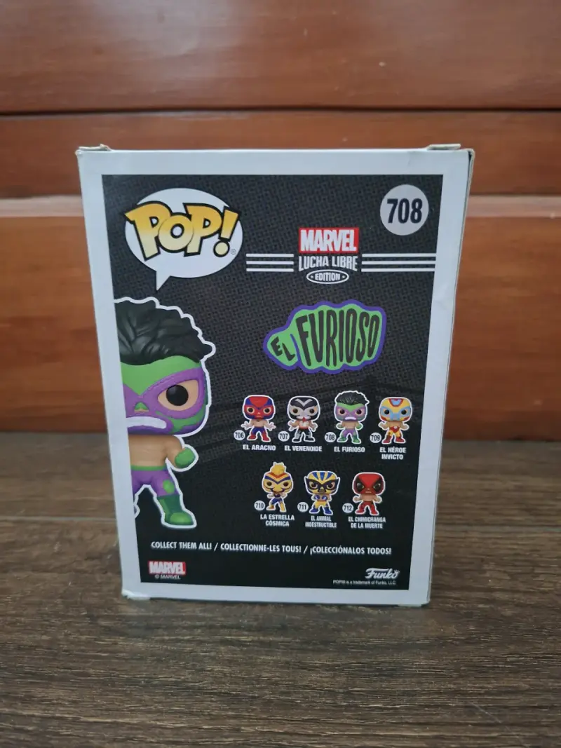 Funko Pop Marvel Lucha Libre El Furioso - 4
