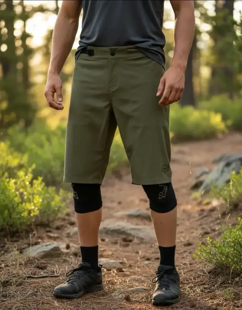 Shorts Fox ciclismo verde para hombre - 1