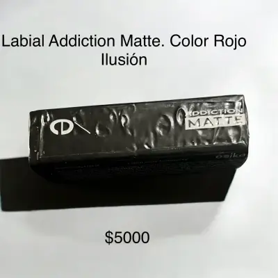 Labial Addiction Matte Nude Fortaleza y rojo - miniatura 2