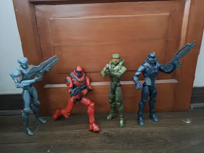 Figura de acción Master Chief Halo verde - miniatura 5