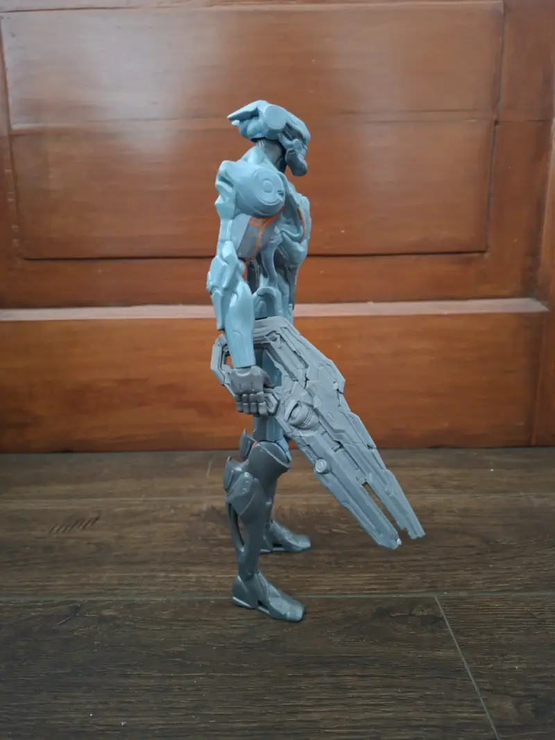 Figura de acción de alienigena azul claro de Halo - 2