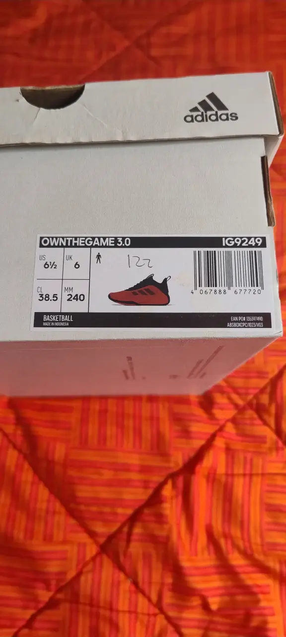 Zapatillas Adidas Ownthegame 3.0 rojas - 4
