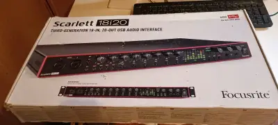 Interfaz de audio Focusrite Scarlett 18i20 3th - miniatura 1