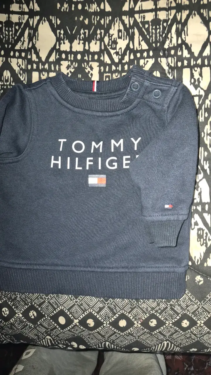 Polerón Tommy Hilfiger para bebé azul - 2