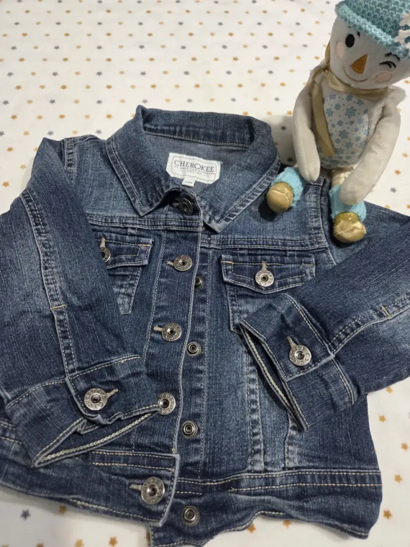 Chaqueta mezclilla bebé niña