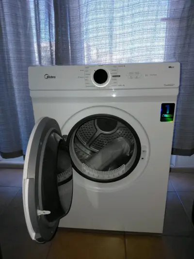 Secadora de ropa Midea 8 kg blanca - miniatura 1