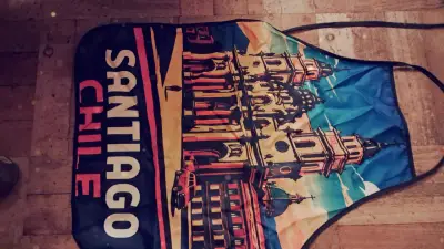 Delantal con diseño de Santiago de Chile - miniatura 1