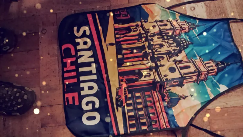 Delantal con diseño de Santiago de Chile - 2