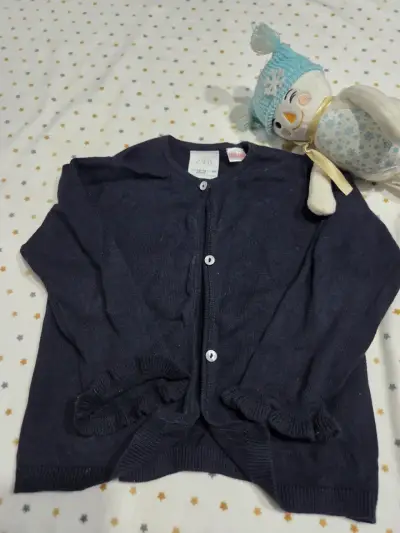Chaleco azul niña Zara - miniatura 1
