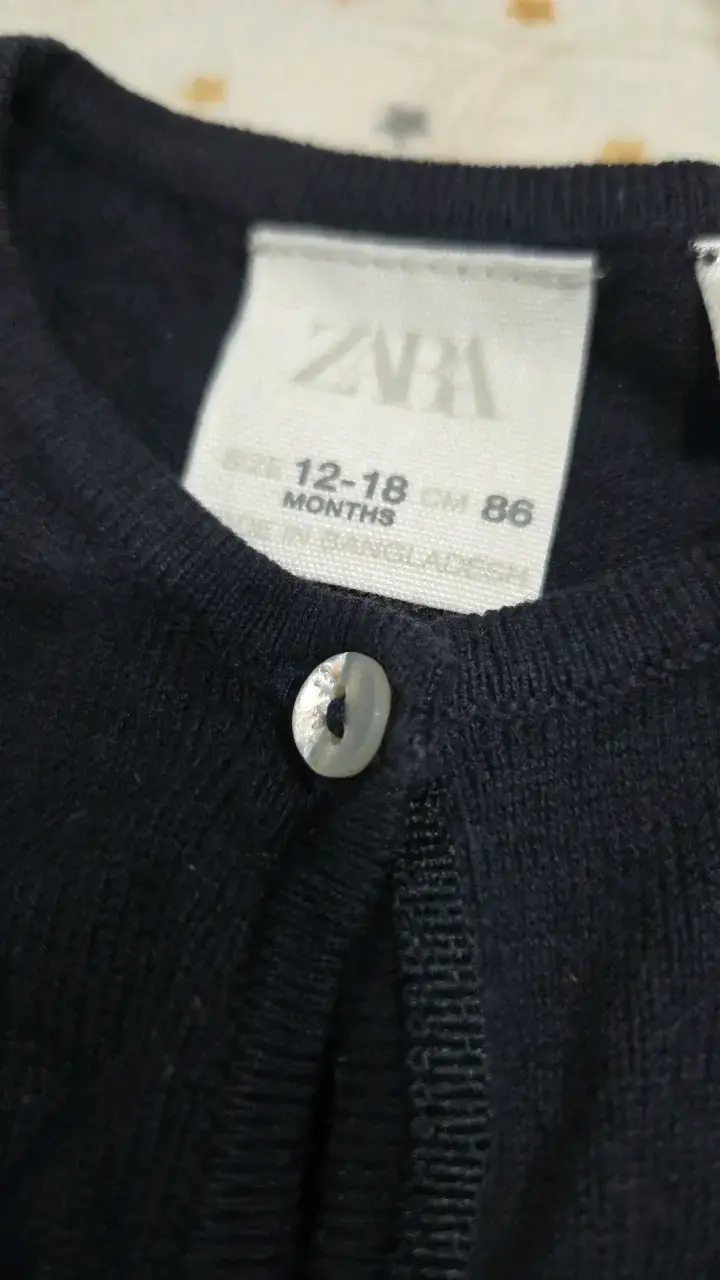Chaleco azul niña Zara - 2