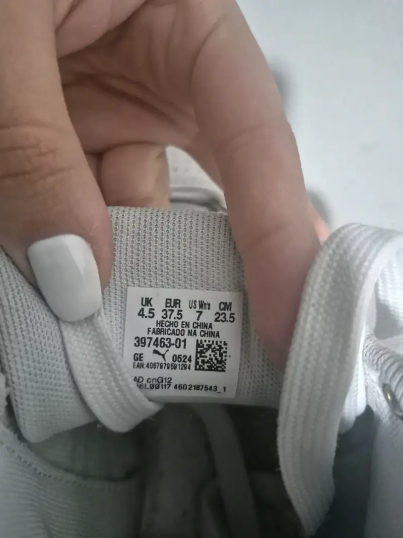 Zapatillas con caña Puma blancas - 5