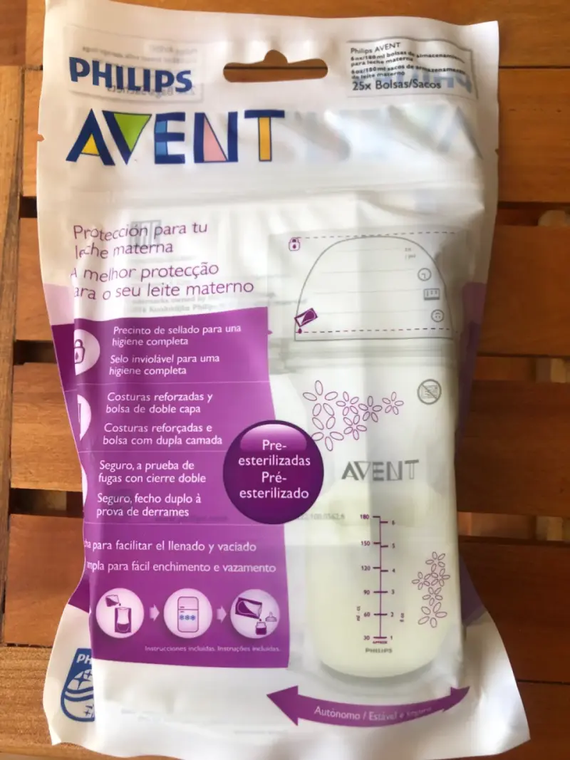 Bolsas de almacenamiento de leche materna Philips Avent