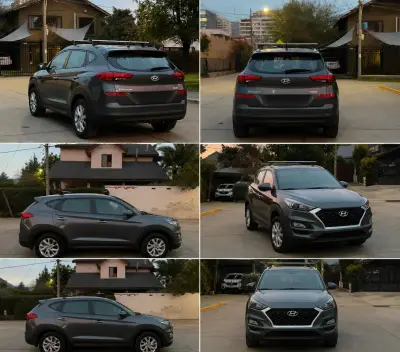 Hyundai Tucson 2020 SUV gris en buen estado - miniatura 1