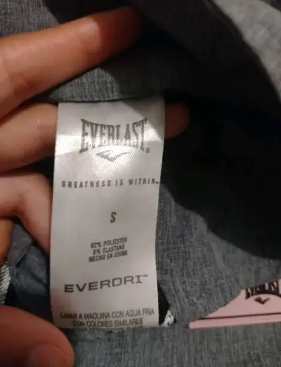 Cortavientos Everlast gris con cierre - miniatura 4