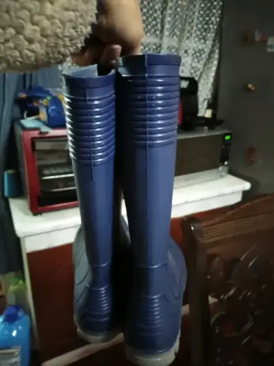 Botas de goma azul impermeables - miniatura 2