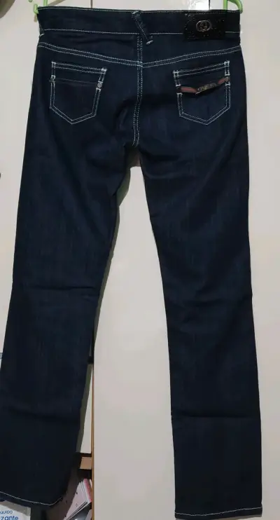 Jeans Gucci azul oscuro de mujer - miniatura 2