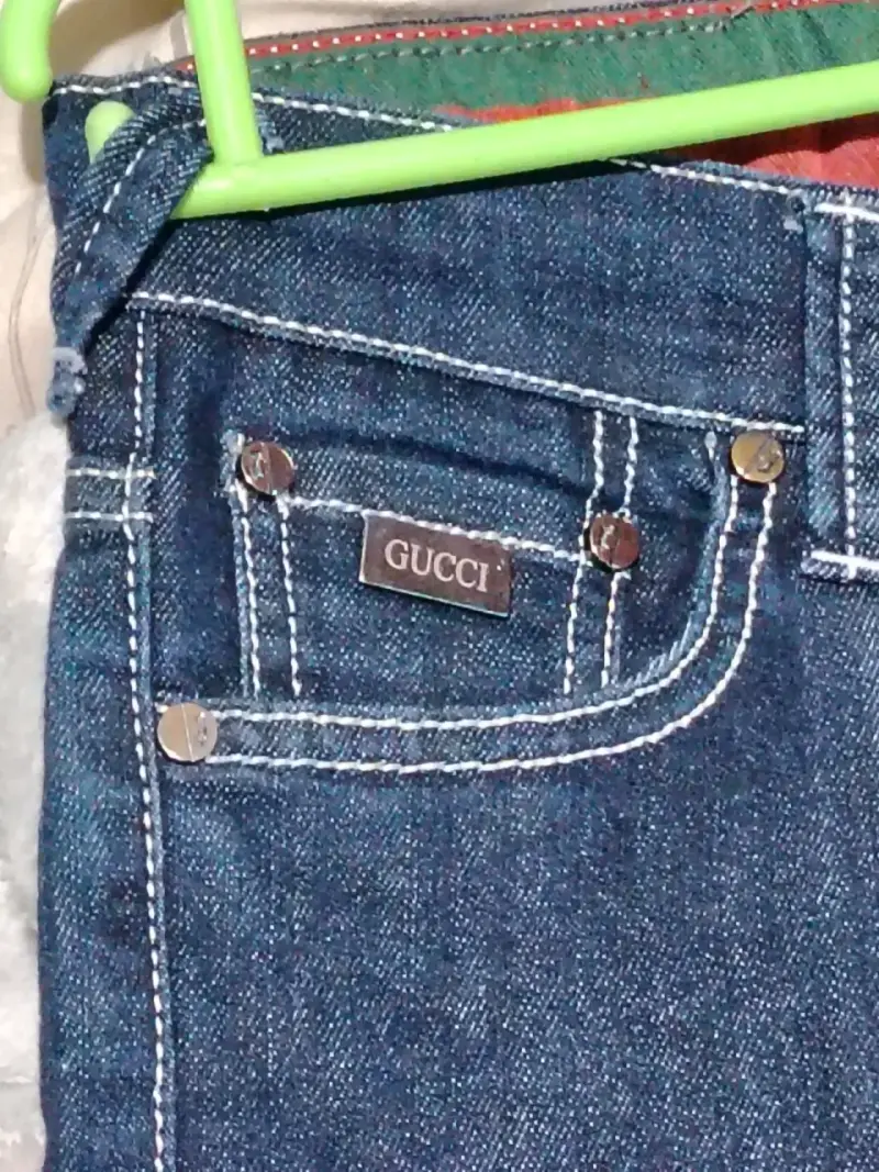 Jeans Gucci azul oscuro de mujer - 4