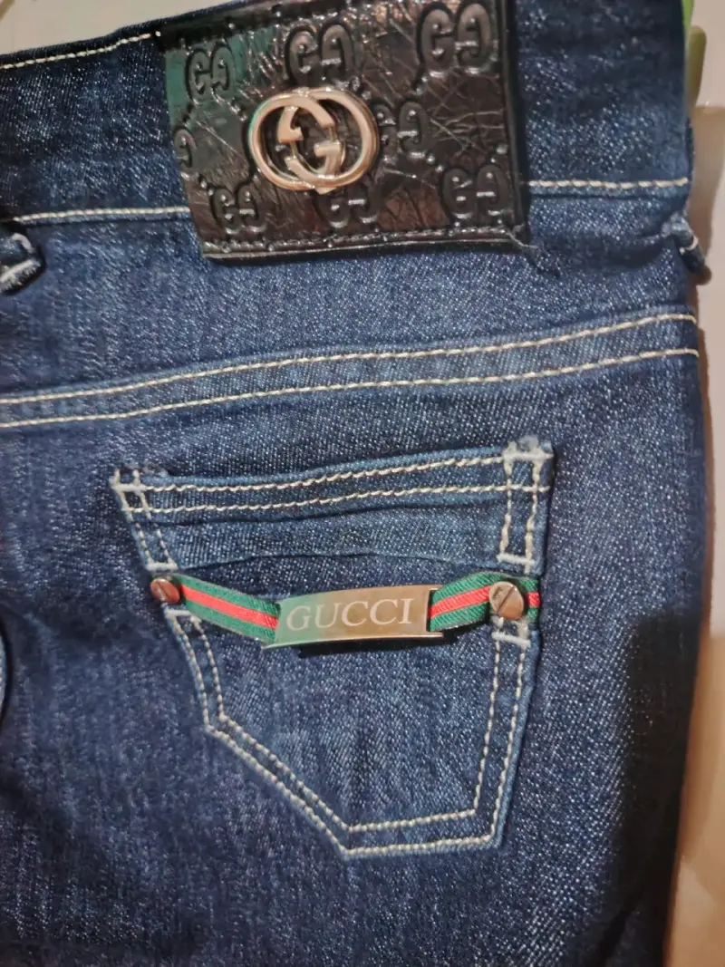 Jeans Gucci azul oscuro de mujer - 5