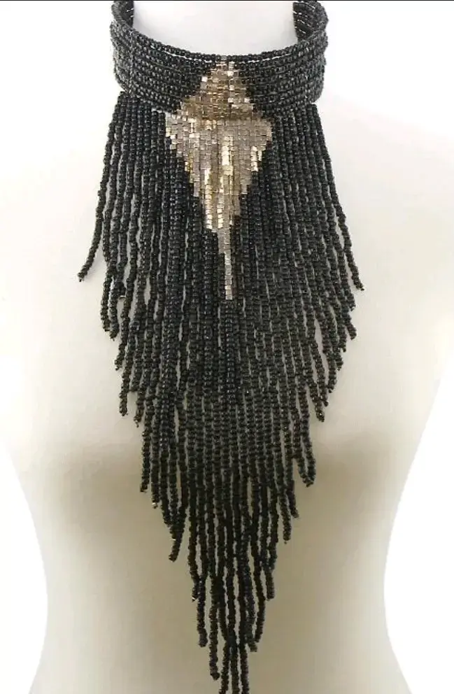 Maxi collar de mostacillas traido de Mexico