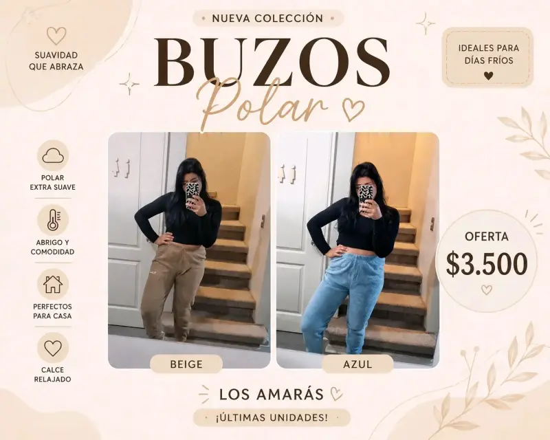Buzos polar extra suave para invierno