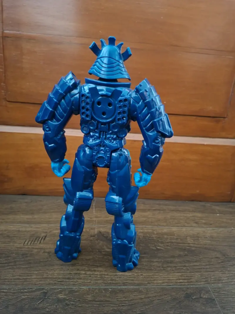 Figura de acción trasformer samurai azul - 3