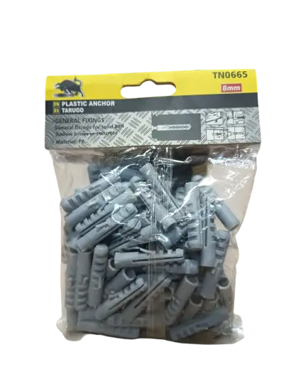 Bolsa Tarugo Plastico 8mm 100u - miniatura 1