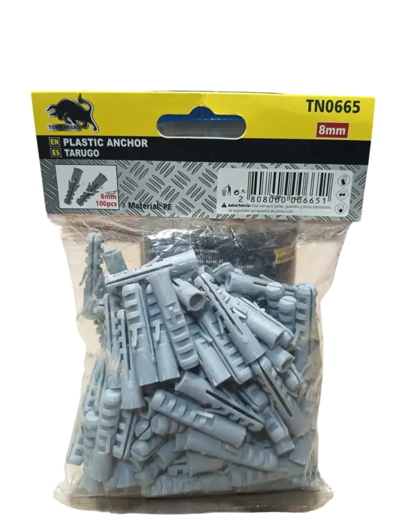 Bolsa Tarugo Plastico 8mm 100u - 2