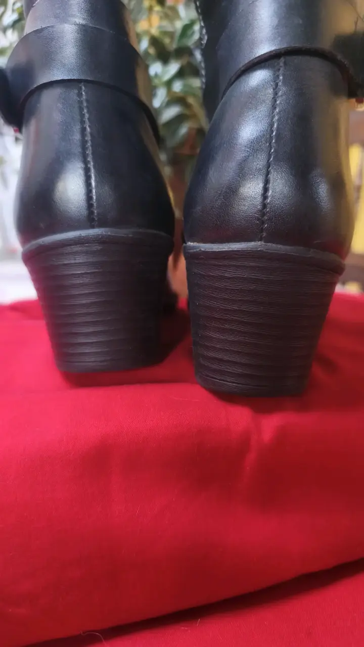 Botas de cuero negras Hush Puppies - 3