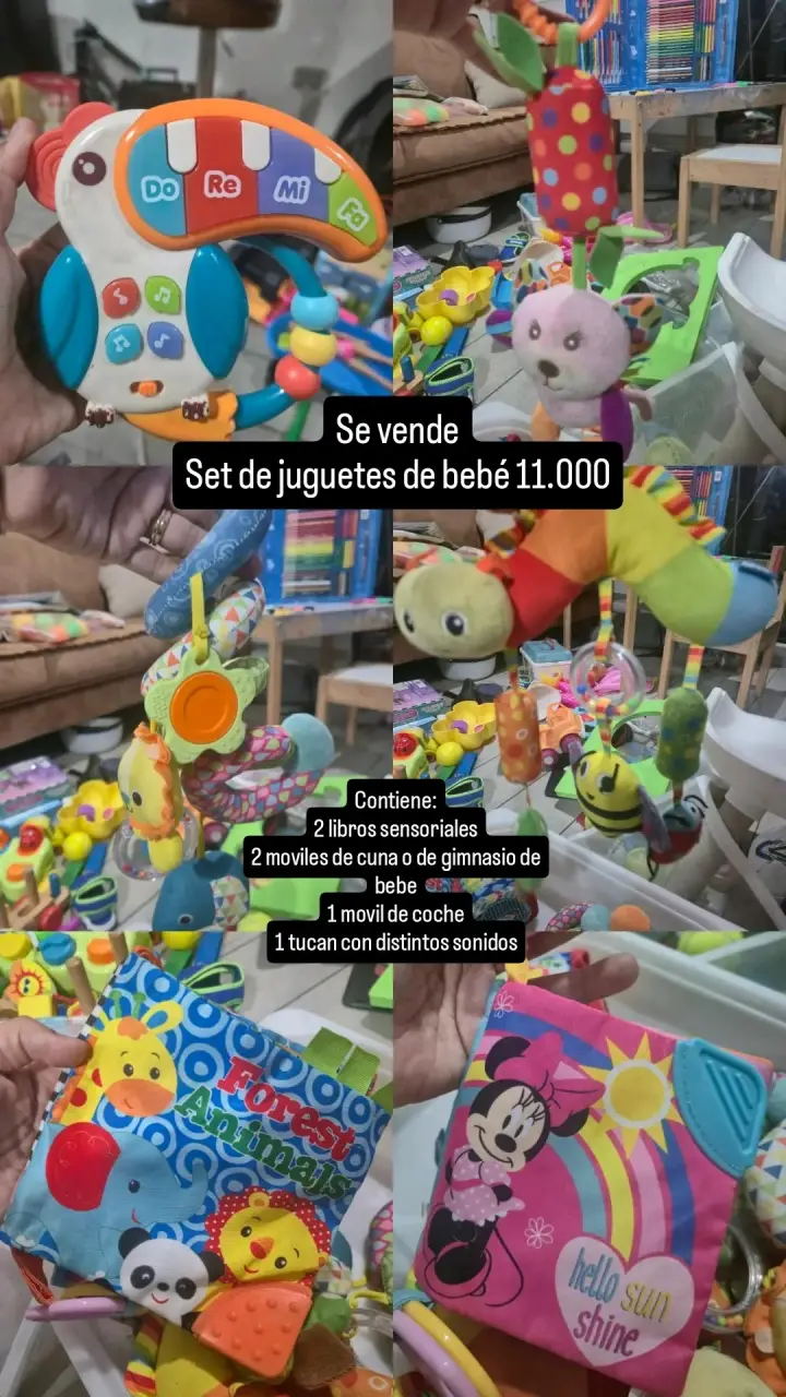 Set de juguetes sensoriales para bebé - 1