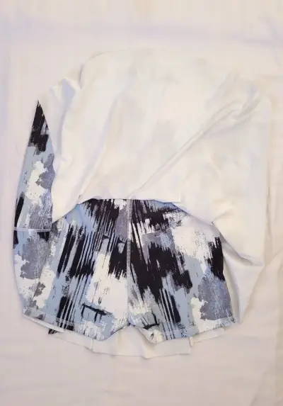 Falda short deportivo sublimada en tonos azules - miniatura 5