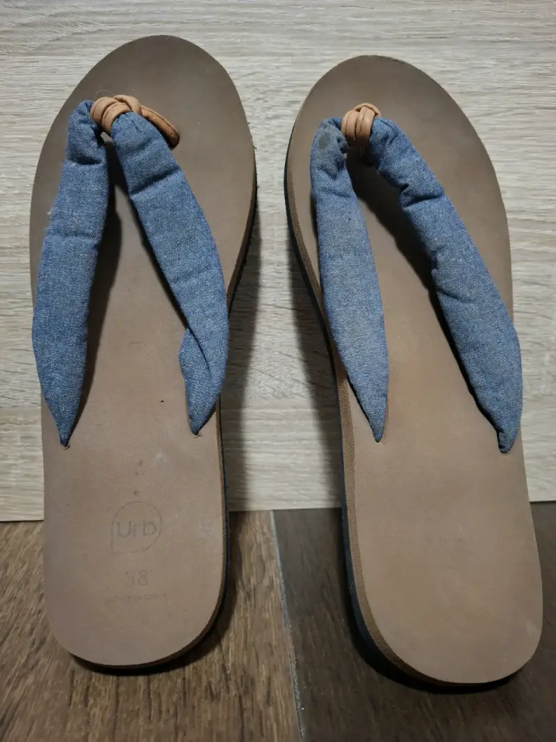 Sandalias de tela azul Urb talla 38 - 1