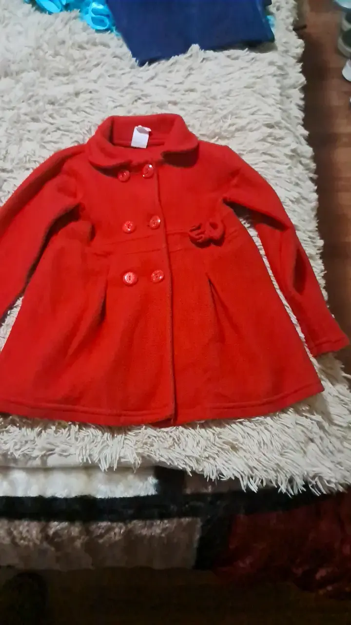 Vestido infantil rosa con zapatos a juego - 3